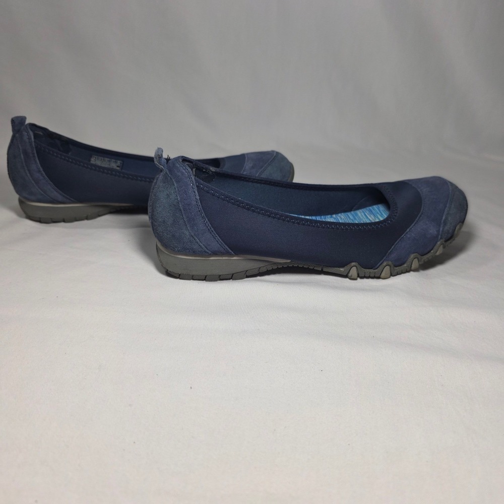 Skechers Fit EZ Relaxed Fit Womens Shoes Blue Slip On Flat Size 8.5 SN49225 - Picture 5 of 9